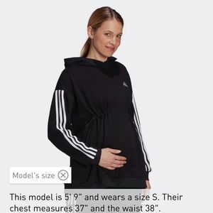 Adidas 3-Stripes Maternity Hoodie